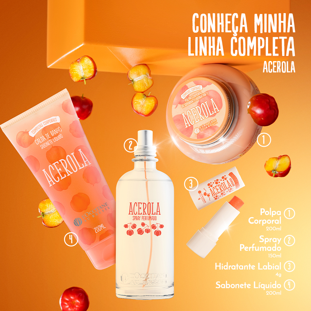 Duo Hidrata&ccedil;&atilde;o e Spray Perfumado Acerola, ,  large image number 3